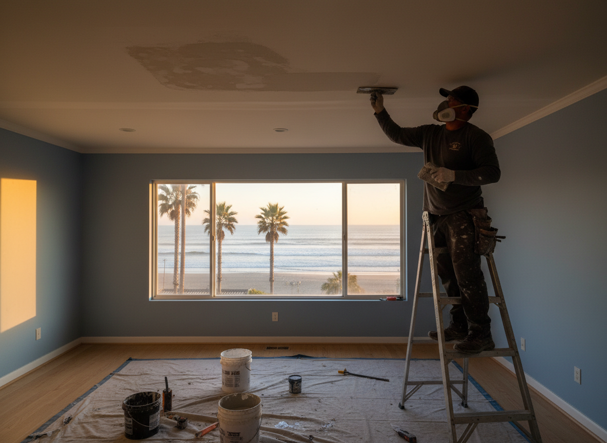 Ceiling Water Damage Repair in SUNSET BEACH, CA