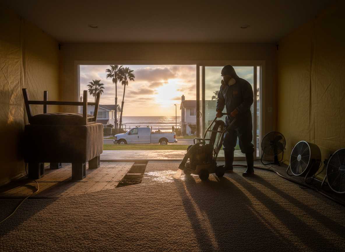 Water Damage Restoration Sunset Beach in Garden Grove, CA 92840